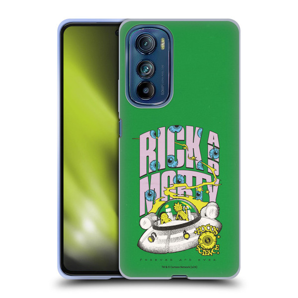 Rick And Morty Duo Graphics The Space Cruiser Soft Gel Case for Motorola Edge 30
