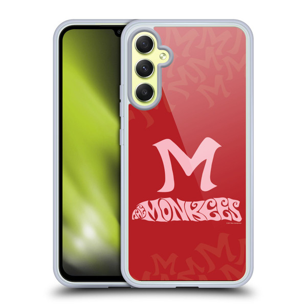 The Monkees Graphics Logotype Soft Gel Case for Samsung Galaxy A34 5G