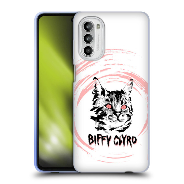Biffy Clyro Graphics Cat Soft Gel Case for Motorola Moto G52