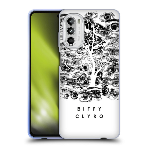 Biffy Clyro Graphics Eyes Soft Gel Case for Motorola Moto G52