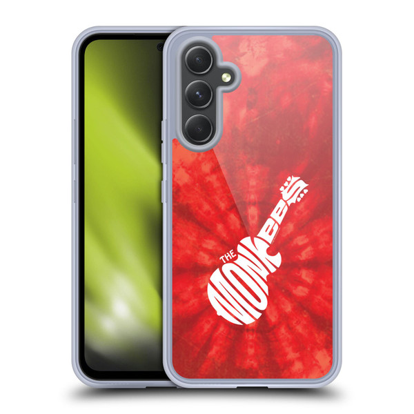 The Monkees Graphics Logo In Red Soft Gel Case for Samsung Galaxy A54 5G
