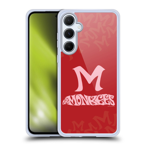 The Monkees Graphics Logotype Soft Gel Case for Samsung Galaxy A55 5G