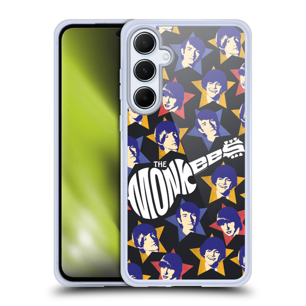 The Monkees Graphics Band Members Soft Gel Case for Samsung Galaxy A55 5G