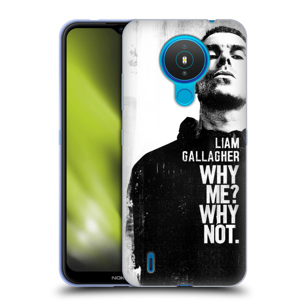 Liam Gallagher Graphics Why Me Soft Gel Case for Nokia 1.4