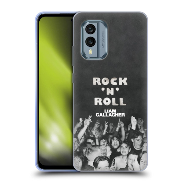Liam Gallagher Graphics Album Cover Soft Gel Case for Nokia X30