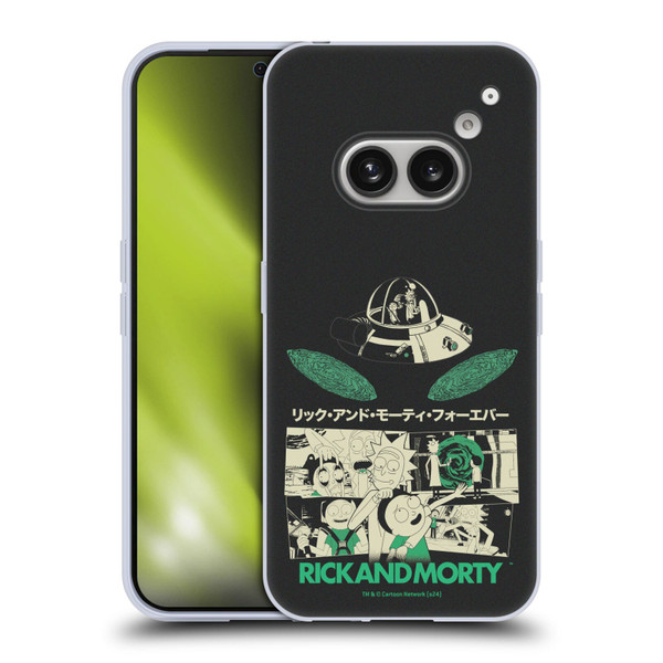Rick And Morty Duo Graphics Portals Soft Gel Case for Nothing Phone (2a)