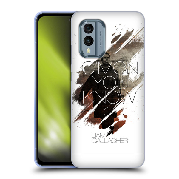 Liam Gallagher Graphics C'mon You Know Soft Gel Case for Nokia X30