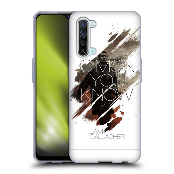 Liam Gallagher Graphics C'mon You Know Soft Gel Case for OPPO Find X2 Lite 5G