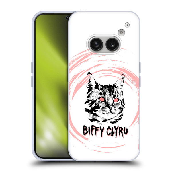 Biffy Clyro Graphics Cat Soft Gel Case for Nothing Phone (2a)