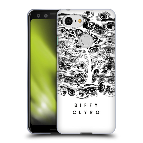Biffy Clyro Graphics Eyes Soft Gel Case for Google Pixel 3