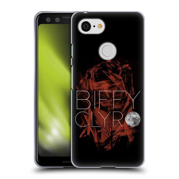 Biffy Clyro Graphics Red Soft Gel Case for Google Pixel 3