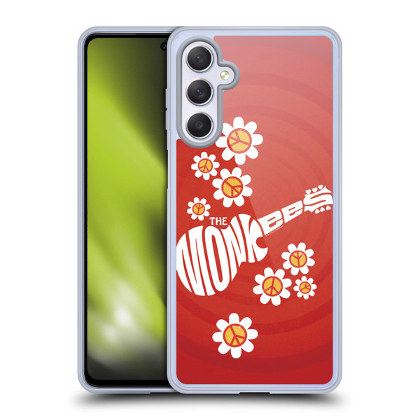 The Monkees Graphics Pattern In Red Soft Gel Case for Samsung Galaxy M54 5G
