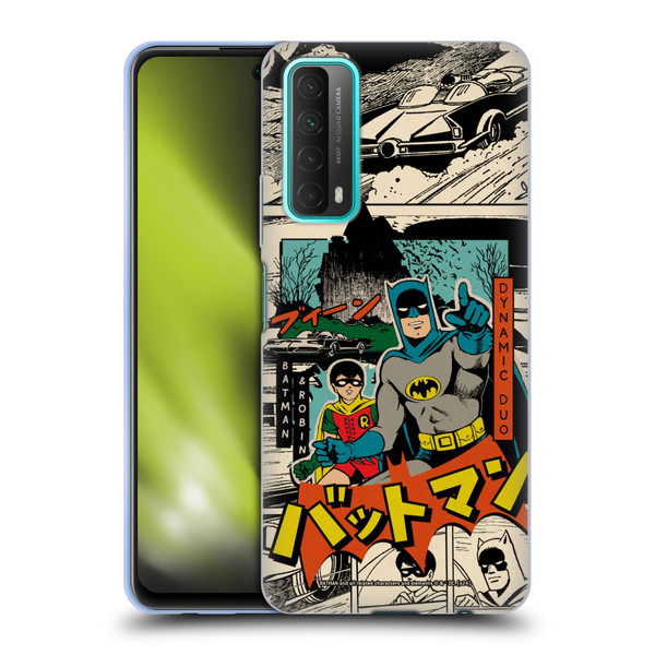 Batman DC Comics Bat-Manga! Collage Soft Gel Case for Huawei P Smart (2021)