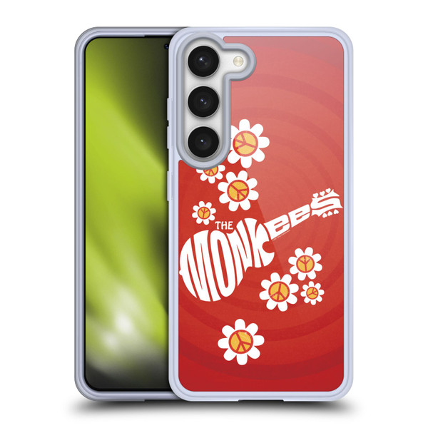 The Monkees Graphics Pattern In Red Soft Gel Case for Samsung Galaxy S23 5G