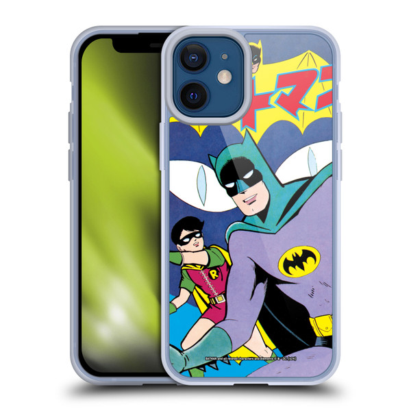 Batman DC Comics Bat-Manga! Comic Book Cover Soft Gel Case for Apple iPhone 12 Mini & MagSafe