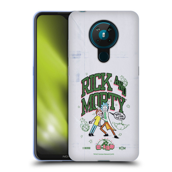 Rick And Morty Duo Graphics Wubb A Lubba Dub Dub Soft Gel Case for Nokia 5.3
