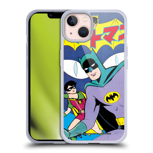 Batman DC Comics Bat-Manga! Comic Book Cover Soft Gel Case for Apple iPhone 13