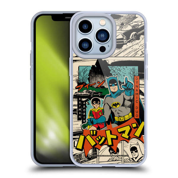 Batman DC Comics Bat-Manga! Collage Soft Gel Case for Apple iPhone 13 Pro