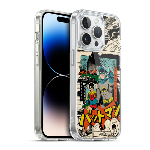 Batman DC Comics Bat-Manga! Collage Soft Gel Case for Apple iPhone 13 Pro & MagSafe