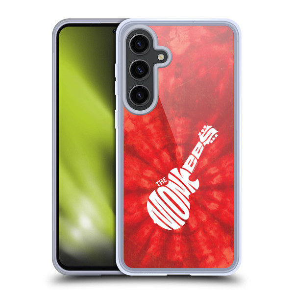 The Monkees Graphics Logo In Red Soft Gel Case for Samsung Galaxy S24+ 5G