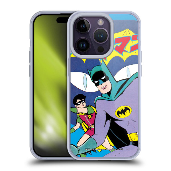 Batman DC Comics Bat-Manga! Comic Book Cover Soft Gel Case for Apple iPhone 14 Pro