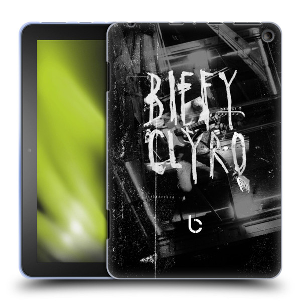 Biffy Clyro Graphics Black White Soft Gel Case for Amazon Fire HD 8/Fire HD 8 Plus 2020