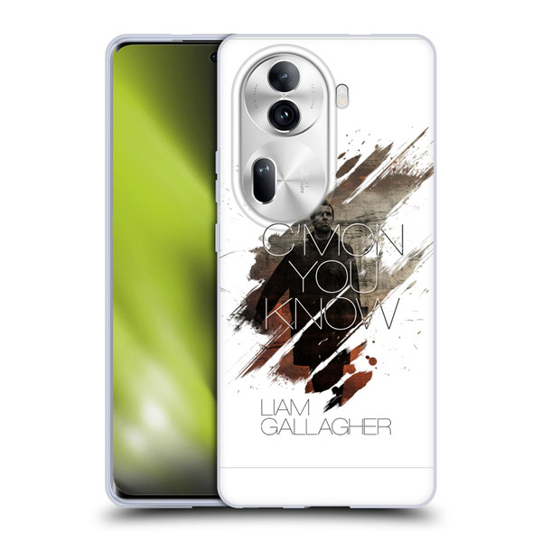 Liam Gallagher Graphics C'mon You Know Soft Gel Case for OPPO Reno11 Pro