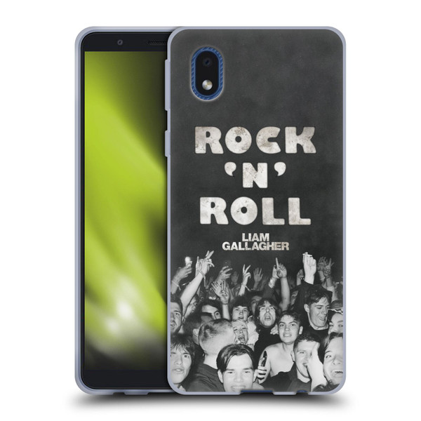 Liam Gallagher Graphics Album Cover Soft Gel Case for Samsung Galaxy A01 Core (2020)
