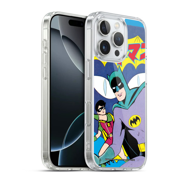 Batman DC Comics Bat-Manga! Comic Book Cover Soft Gel Case for Apple iPhone 16 Pro & MagSafe