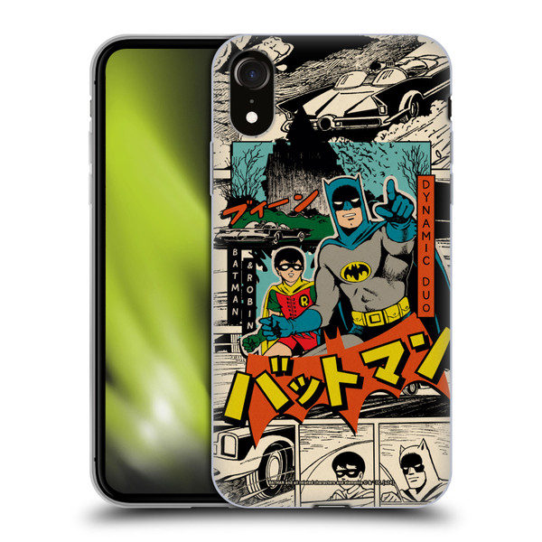 Batman DC Comics Bat-Manga! Collage Soft Gel Case for Apple iPhone XR