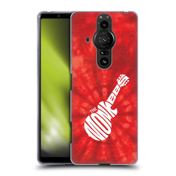 The Monkees Graphics Logo In Red Soft Gel Case for Sony Xperia Pro-I
