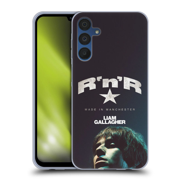 Liam Gallagher Graphics Rkid Soft Gel Case for Samsung Galaxy A15