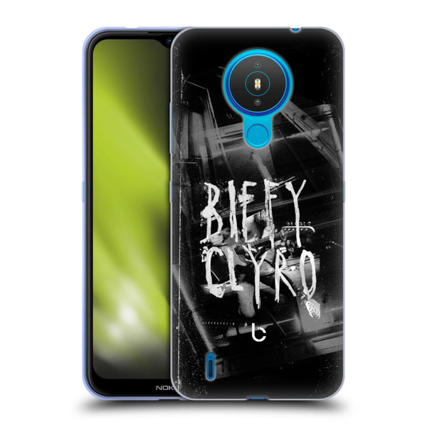 Biffy Clyro Graphics Black White Soft Gel Case for Nokia 1.4