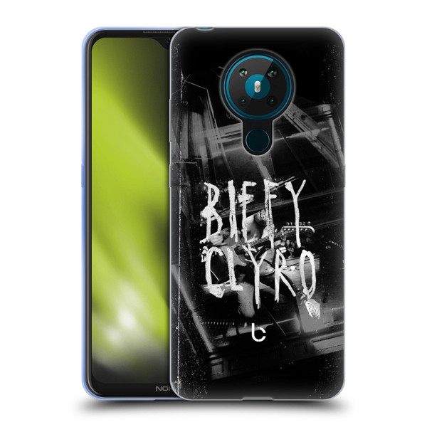 Biffy Clyro Graphics Black White Soft Gel Case for Nokia 5.3