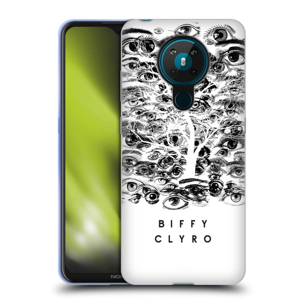 Biffy Clyro Graphics Eyes Soft Gel Case for Nokia 5.3