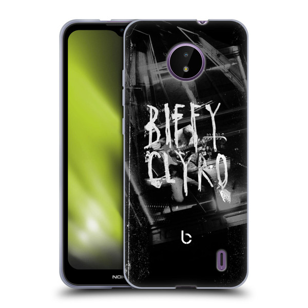 Biffy Clyro Graphics Black White Soft Gel Case for Nokia C10 / C20