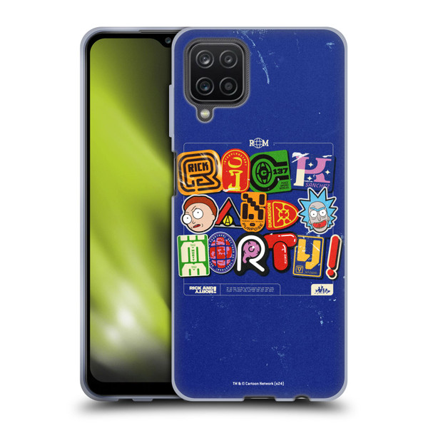 Rick And Morty Duo Graphics Typography Soft Gel Case for Samsung Galaxy A12 (2020)