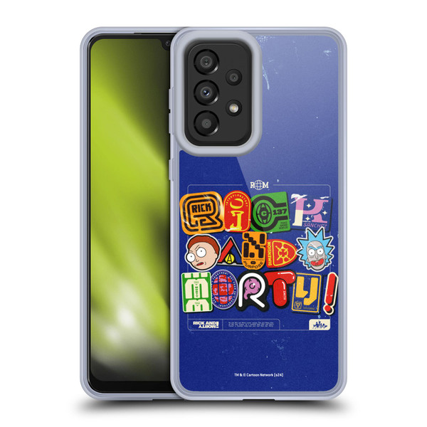 Rick And Morty Duo Graphics Typography Soft Gel Case for Samsung Galaxy A33 5G (2022)