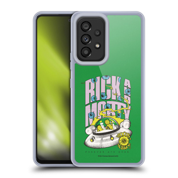 Rick And Morty Duo Graphics The Space Cruiser Soft Gel Case for Samsung Galaxy A53 5G (2022)
