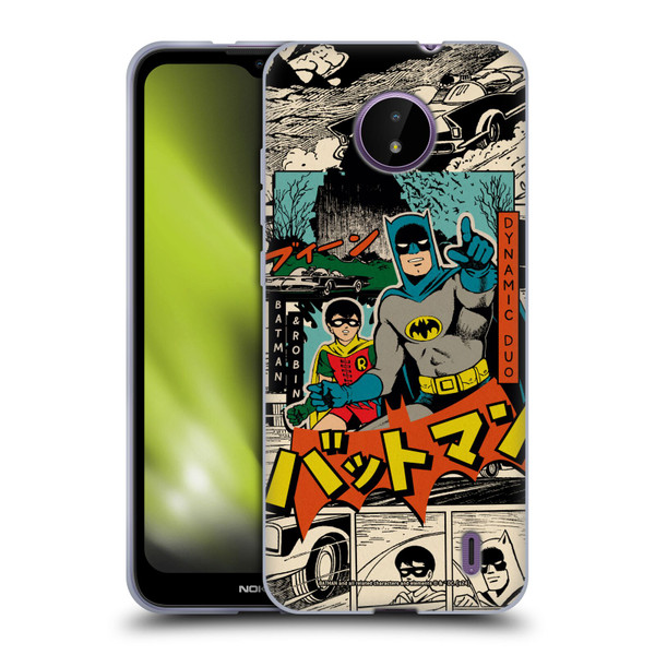 Batman DC Comics Bat-Manga! Collage Soft Gel Case for Nokia C10 / C20