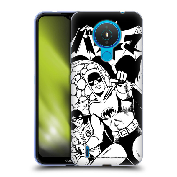 Batman DC Comics Bat-Manga! Black And White Soft Gel Case for Nokia 1.4