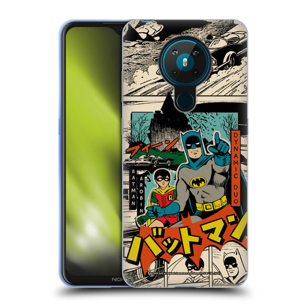 Batman DC Comics Bat-Manga! Collage Soft Gel Case for Nokia 5.3