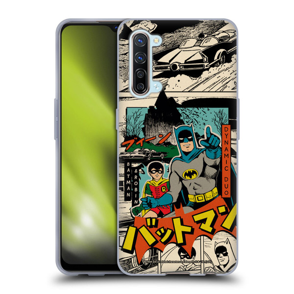 Batman DC Comics Bat-Manga! Collage Soft Gel Case for OPPO Find X2 Lite 5G
