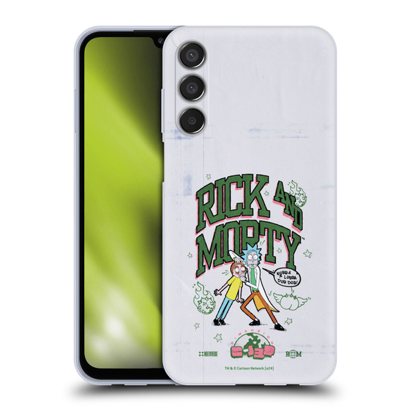 Rick And Morty Duo Graphics Wubb A Lubba Dub Dub Soft Gel Case for Samsung Galaxy M15/F15 5G