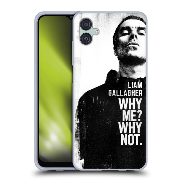 Liam Gallagher Graphics Why Me Soft Gel Case for Samsung Galaxy M04 5G / A04e