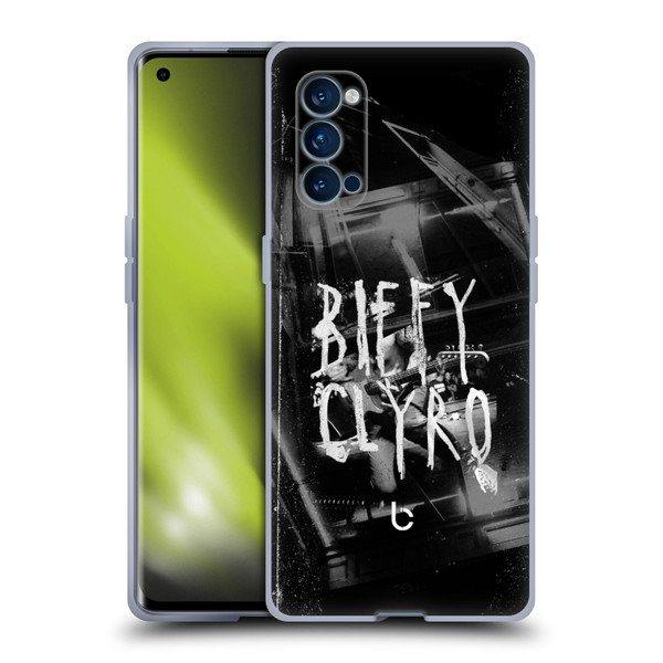 Biffy Clyro Graphics Black White Soft Gel Case for OPPO Reno 4 Pro 5G