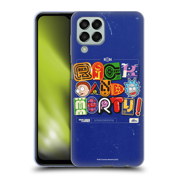 Rick And Morty Duo Graphics Typography Soft Gel Case for Samsung Galaxy M33 (2022)