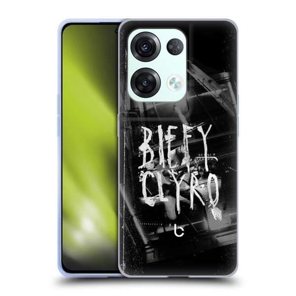 Biffy Clyro Graphics Black White Soft Gel Case for OPPO Reno8 Pro