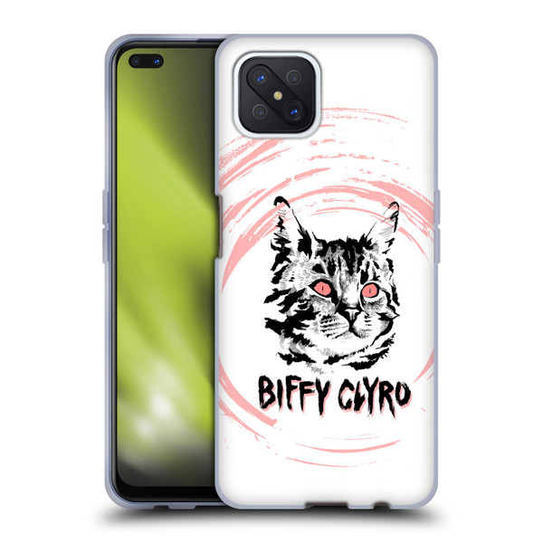 Biffy Clyro Graphics Cat Soft Gel Case for OPPO Reno4 Z 5G