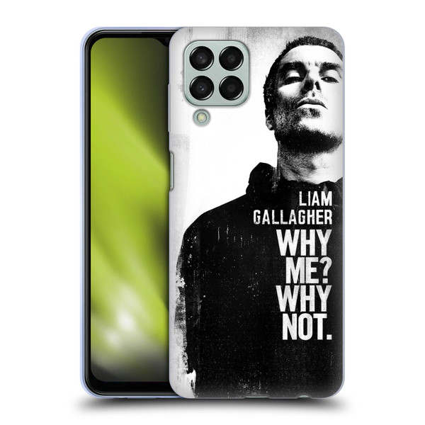 Liam Gallagher Graphics Why Me Soft Gel Case for Samsung Galaxy M33 (2022)